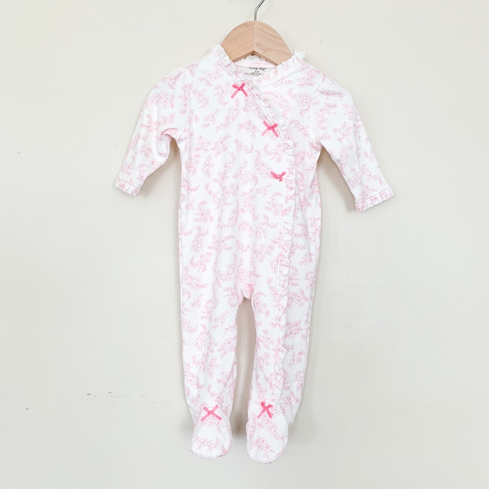 Little Me | Baby Girl Footie Pajamas 6 Month